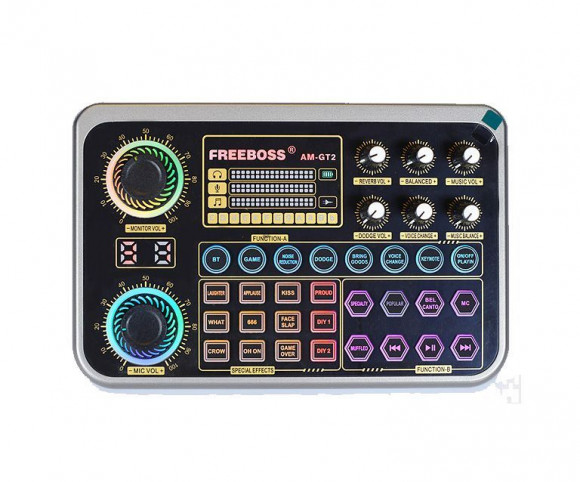 FREEBOSS AM-GT2 Аудиоинтерфейс для трансляций