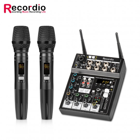 Recordio AX-GT502 Микшер USB/Bluetooth с двумя радиосистемами